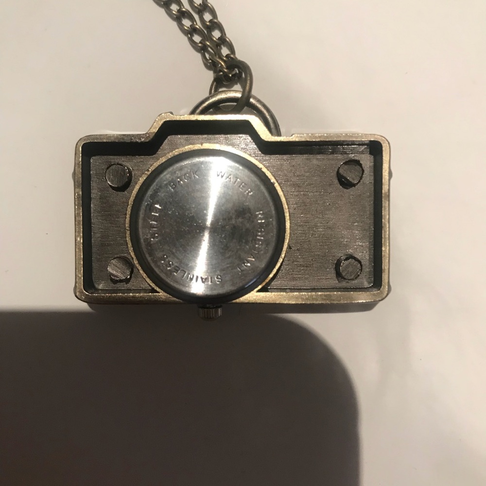 Brand New Camera Watch Pendant Necklace - Picture 7 of 8